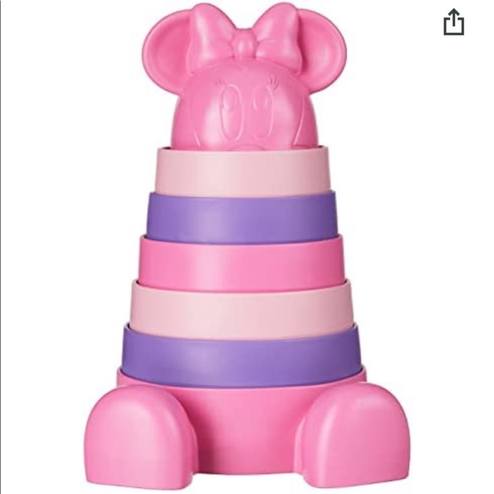 Green Toys stackable Minnie Mouse